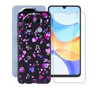 HGJTFANY Cover per Blackview Shark 6 + Pellicola in Vetro Temperato (6.88"), Custodia Protettiva Antiurto e AntiGraffio, Morbido TPU Bumper Phone Case per Blackview Shark 6 - Bolle d'Amore