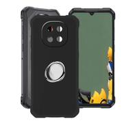 HGJTFANY Cover per Cubot KingKong ES5 con Supporto Anello - Nero