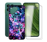 HGJTFANY Cover per Fairphone Gen 6 (6.31") + 2 x Pellicola in Vetro Temperato, Ultrasottile AntiGraffio Custodia, Morbido TPU Bumper Protettiva Case per Fairphone Gen 6 - Vivace