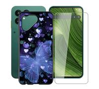 HGJTFANY Cover per Fairphone Gen 6 + Pellicola in Vetro Temperato (6.31"), Custodia Protettiva Antiurto e AntiGraffio, Morbido TPU Bumper Phone Case per Fairphone Gen 6 - XT149