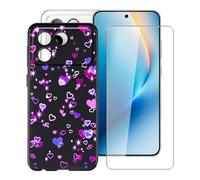 HGJTFANY Cover per Honor Win RT + Pellicola in Vetro Temperato (6.83"), Custodia Protettiva Antiurto e AntiGraffio, Morbido TPU Bumper Phone Case per Honor Win RT - Bolle d'Amore