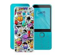 HGJTFANY Cover per Nokia 235 4G 2024 (2.8"), Custodia Antiurto in Morbido Silicone Ultrasottile, Trasparente TPU Bumper Protettiva Case per Nokia 235 4G 2024 - XS40