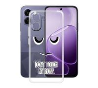 HGJTFANY Cover per Oppo A6k (6.75"), Custodia in Silicone Morbido Trasparente Ultra Sottile Antigraffio, per Oppo A6k Case [Antiscivolo, Tagli Precisi] - DUO6