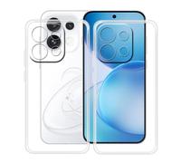 HGJTFANY Cover per Oppo Reno16 Pro, 2 Pezzi TPU Case - Clear