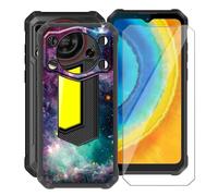 HGJTFANY Cover per Oukitel WP53 PRO + Pellicola in Vetro Temperato (6.52"), Custodia Protettiva Antiurto e AntiGraffio, Morbido TPU Bumper Phone Case per Oukitel WP53 PRO - WMA33