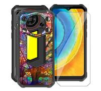 HGJTFANY Cover per Oukitel WP53 PRO + Pellicola in Vetro Temperato (6.52"), Custodia Protettiva Antiurto e AntiGraffio, Morbido TPU Bumper Phone Case per Oukitel WP53 PRO - WMB74