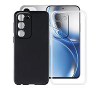 HGJTFANY Cover per Realme P4R, Nero + Clear Silicone Case 6.81 IN