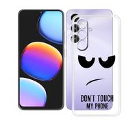 HGJTFANY Cover per ZTE Blade V80 Max (6.90"), Custodia in Silicone Morbido Trasparente Ultra Sottile Antigraffio, per ZTE Blade V80 Max Case [Antiscivolo, Tagli Precisi] - DUO5