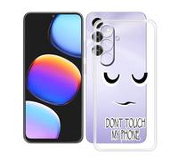 HGJTFANY Cover per ZTE Blade V80 Max (6.90"), Custodia in Silicone Morbido Trasparente Ultra Sottile Antigraffio, per ZTE Blade V80 Max Case [Antiscivolo, Tagli Precisi] - DUO6