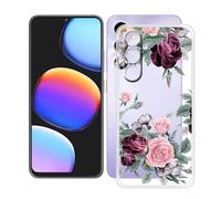 HGJTFANY Cover per ZTE Blade V80 Max (6.90"), Custodia in Silicone Morbido Trasparente Ultra Sottile Antigraffio, per ZTE Blade V80 Max Case [Antiscivolo, Tagli Precisi] - YQ12