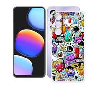 HGJTFANY Cover per ZTE Blade V80 Max (6.90"), Custodia in Silicone Morbido Trasparente Ultra Sottile Antigraffio, per ZTE Blade V80 Max Case [Antiscivolo, Tagli Precisi] - XS40