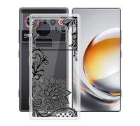 HGJTFANY Cover per ZTE nubia Z80 Ultra (6.85"), Custodia in Silicone Morbido Trasparente Ultra Sottile Antigraffio, per ZTE nubia Z80 Ultra Case [Antiscivolo, Tagli Precisi] - WM108