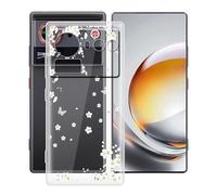 HGJTFANY Cover per ZTE nubia Z80 Ultra (6.85"), Custodia in Silicone Morbido Trasparente Ultra Sottile Antigraffio, per ZTE nubia Z80 Ultra Case [Antiscivolo, Tagli Precisi] - WM91