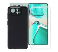 HGJTFANY Custodia per ASUS Zenfone 12 Ultra (6.78 Pollici), Ultra Sottile TPU Bumper Case Morbida Silicone Anti Graffio Protettiva Cover per ASUS Zenfone 12 Ultra - Nero + Trasparente
