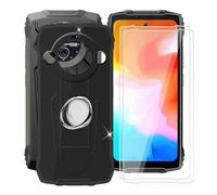 HGJTFANY Custodia per Blackview BV8200 Cover (6.50 ") + 2 x Vetro Temperato, [con Rotazione 360° Supporto Anello], Ultra Sottile Morbido Silicone Antiurto Phone Case per Blackview BV8200