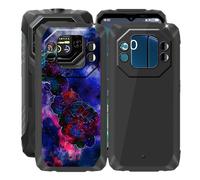 HGJTFANY Custodia per Blackview Rock 1 (6.56"), 2 Pezzi Ultra Sottile Morbida Silicone TPU Anti-Graffio Case per Blackview Rock 1 Cover Protezione Anti-Caduta - Nuvola di Rose