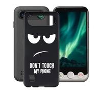 HGJTFANY Custodia per Doro Aurora A10 (4.50"), Nero Morbido Silicone Anti-Graffio Protective Case, Ultra Sottile TPU Bumper Cover per Doro Aurora A10 - DUO5B