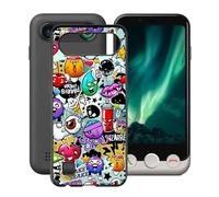 HGJTFANY Custodia per Doro Aurora A10 (4.50"), Nero Morbido Silicone Anti-Graffio Protective Case, Ultra Sottile TPU Bumper Cover per Doro Aurora A10 - XS40