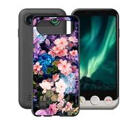 HGJTFANY Custodia per Doro Aurora A10 (4.50"), Nero Morbido Silicone Anti-Graffio Protective Case, Ultra Sottile TPU Bumper Cover per Doro Aurora A10 - Muro di Fiori