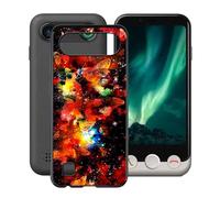 HGJTFANY Custodia per Doro Aurora A10 (4.50"), Nero Morbido Silicone Anti-Graffio Protective Case, Ultra Sottile TPU Bumper Cover per Doro Aurora A10 - XT147