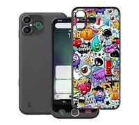 HGJTFANY Custodia per Doro Aurora A30 (6.10"), Nero Morbido Silicone Anti-Graffio Protective Case, Ultra Sottile TPU Bumper Cover per Doro Aurora A30 - XS40