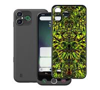 HGJTFANY Custodia per Doro Aurora A30 (6.10"), Nero Morbido Silicone Anti-Graffio Protective Case, Ultra Sottile TPU Bumper Cover per Doro Aurora A30 - Folletto Verde