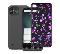 HGJTFANY Custodia per Doro Aurora A30 (6.10"), Nero Morbido Silicone Anti-Graffio Protective Case, Ultra Sottile TPU Bumper Cover per Doro Aurora A30 - Bolle d'Amore