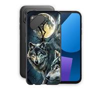 HGJTFANY Custodia per Fairphone 5 (6.46"), Ultra Sottile Morbido Silicone Anti-Graffio Case Nero TPU Bumper Protezione Anti-Caduta Cover per Fairphone 5 - Accompagnare