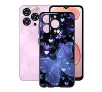 HGJTFANY Custodia per Oukitel C3 (6.52"), Nero Morbido Silicone Anti-Graffio Protective Case, Ultra Sottile TPU Bumper Cover per Oukitel C3 - XT149