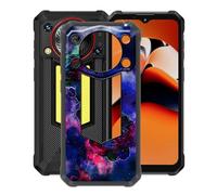 HGJTFANY Custodia per Oukitel WP53 PRO (6.52"), Nero Morbido Silicone Anti-Graffio Protective Case, Ultra Sottile TPU Bumper Cover per Oukitel WP53 PRO - Nuvola di Rose