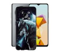 HGJTFANY Custodia per ZTE Blade A73 5G (6.52"), Ultra Sottile Morbido Silicone Anti-Graffio Case Nero TPU Bumper Protezione Anti-Caduta Cover per ZTE Blade A73 5G - Solitudine