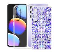HGJTFANY Custodia per ZTE Blade V80 Max (6.90"), 2 Pezzi Ultra Sottile Morbida Silicone TPU Anti-Graffio Case, per ZTE Blade V80 Max Cover Protezione Anti-Caduta - Trasparente + XT118