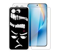 HGJTFANY Custodia Silicone Morbido Trasparente Antiurto + Pellicola Vetro Temperato 9H per Honor Win RT (6.83"), Protezione 360° Design Ultra Sottile - XT120B