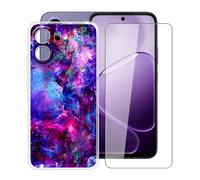 HGJTFANY Custodia Silicone Morbido Trasparente Antiurto + Pellicola Vetro Temperato 9H per Oppo A6k (6.75"), Protezione 360° Design Ultra Sottile - XT121