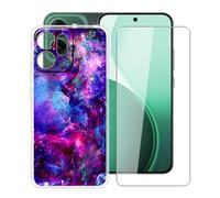 HGJTFANY Custodia Silicone Morbido Trasparente Antiurto + Pellicola Vetro Temperato 9H per Oppo Reno14 FS 5G (6.67"), Protezione 360° Design Ultra Sottile - XT121