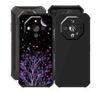 HGJTFANY Hülle für Ulefone Armor X16 (6.56"), 2 Stücks Stoßfeste Kratzfeste Handyhülle Case, Weiche TPU Bumper (Anti-Fingerabdruck) Schutzhülle Tasche für Ulefone Armor X16 -Lila Nacht
