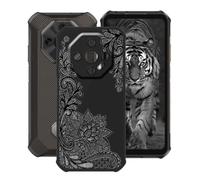 HGJTFANY Hülle für Ulefone Armor X16 (6.56"), Stoßfeste Kratzfeste Handyhülle Case, Ultra Dünn Weiche TPU Bumper (Anti-Fingerabdruck) Schutzhülle Tasche für Ulefone Armor X16 - Schwarze Rose