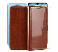 HGJTFANY Supporto Cover per IIIF150 Action A5 PRO (6.88") con Vetro Temperato Pellicola, Custodia a Portafoglio Flip, Custodia Foderata in Morbido Silicone TPU per IIIF150 Action A5 PRO - Brown