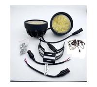 Hgkqbomb Fari A LED Da 120 W E 4,5 Pollici Per Suzuki Per Jeep Fari Per Moto Filtro Colorato Nascosto Faro Rotondo Faro Anteriore(Giallo)