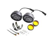 Hgkqbomb Fari A LED Da 120 W E 4,5 Pollici Per Suzuki Per Jeep Fari Per Moto Filtro Colorato Nascosto Faro Rotondo Faro Anteriore(2PCS WORK LIGHRT)