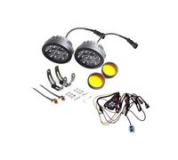 Hgkqbomb Fari A LED Da 120 W E 4,5 Pollici Per Suzuki Per Jeep Fari Per Moto Filtro Colorato Nascosto Faro Rotondo Faro Anteriore(Bianco)