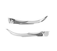 Hgkqbomb per Jeep per Compass 2017 2018 2019 2020 2021-Car Interior Vista Posteriore Laterale Specchio Retrovisore Base Decorazione Trim Copertura Retrovisore Coperchi A Specchio Laterale(d'Argento)
