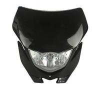 Hgkqbomb Per WR250 WR450 TTR WR Per Supermoto Per Enduro Moto Motocross Cupolino Faro Universale H4 Faro Anteriore(Nero)