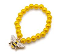 HGL OBILO Pick & Pop, Honey Bee: Cuscinetti sensoriali in Silicone: rilasciare Le Perle e Creare Il Proprio Braccialetto.