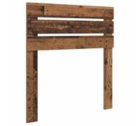 HGLADYU Testiera in legno anticato da 75 cm in robusto legno - Design rettangolare per camera da letto moderna. Dichiarazione: il titolo contiene tutte le parole chiave richieste (testiera in legno