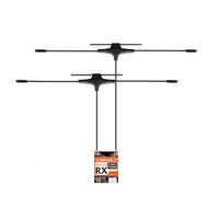 HGLRC ELRS - Ricevitore Dual Band 915 MHz e 2,4 GHz con chip LR1121, doppia antenna, modalità gemelli e diversità, per droni FPV (ricevitore a doppia banda con doppia antenna)