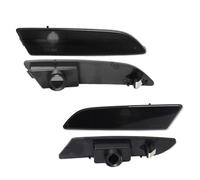 HGMGFYCX For Chrysler For Crossfire 2004-2008 Turn Signal Light No Bulb Car Front/Rear Bumper Side Marker Light Housing Shells (4PC Smoked Lens)