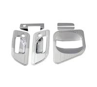HGMGFYCX Per Nissan Per Urvan Caravan NV350 E26 2016 2017 2018 Piastra Esterna 1 Set ABS Copertura Maniglia Porta Cromata Inserto A Ciotola(CHROME 1SET)