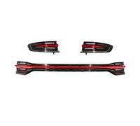 HGMGFYCX Per Porsche Per Macan 2014-2017 Gruppo Luci Posteriori A LED Luci Di Direzione Posteriori Luci Diurne DRL Accessorio Per Auto Modificato (LED Red VERSION)