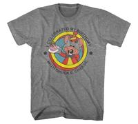 HGmkUNEa I Celebrated My Birthday with Chuck E. Cheese T-Shirt Grey M